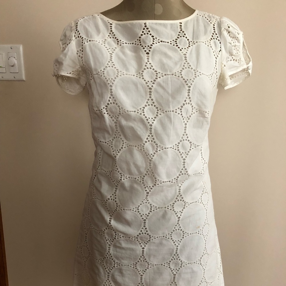 Laundry eyelet dress white size 2